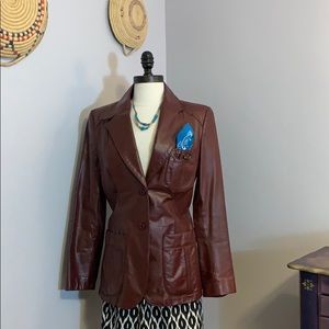 Vintage Genuine Leather Blazer/Jacket
